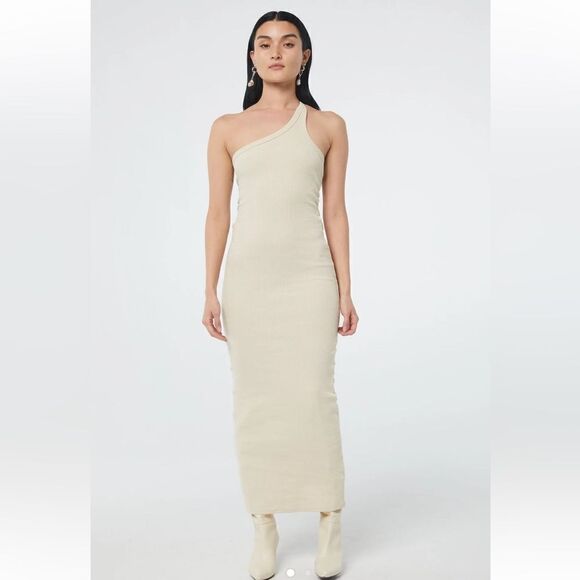 The Line by K Women's Gael maxi Dress  in oat size medium - Picture 1 of 13